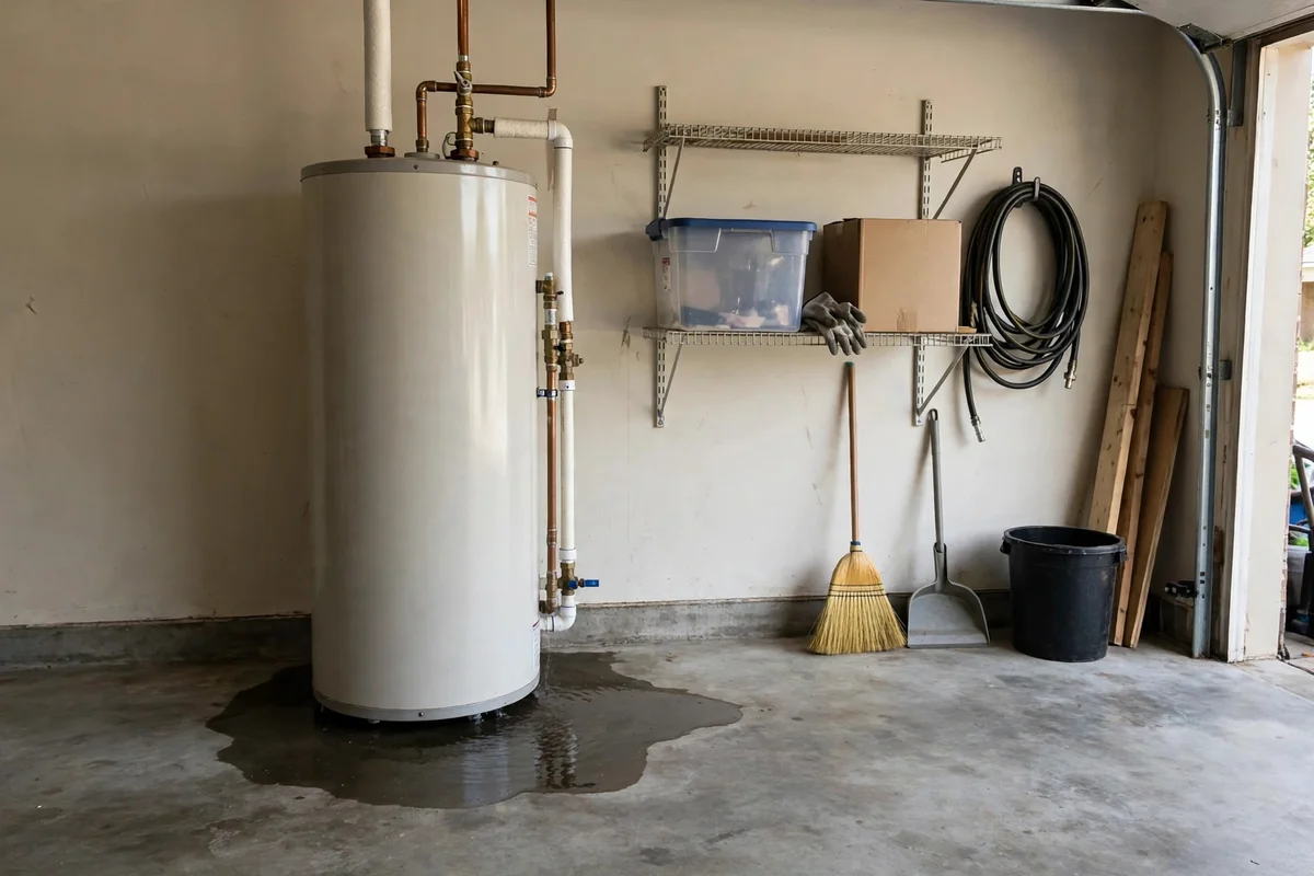 Leaking toilet base or tub drain