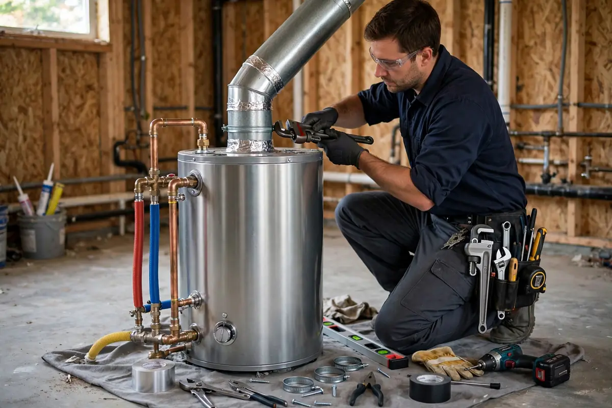 Water heater leaking or out of hot water